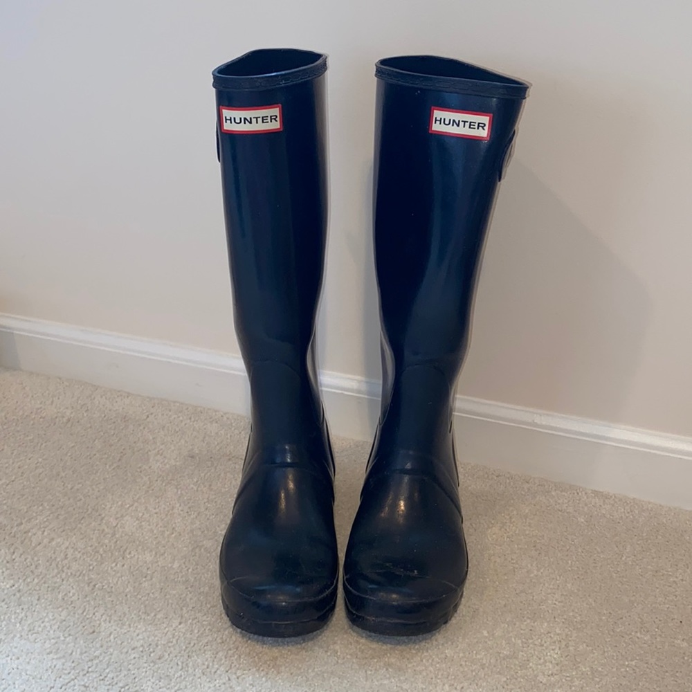 Hunter Black Rain Boots